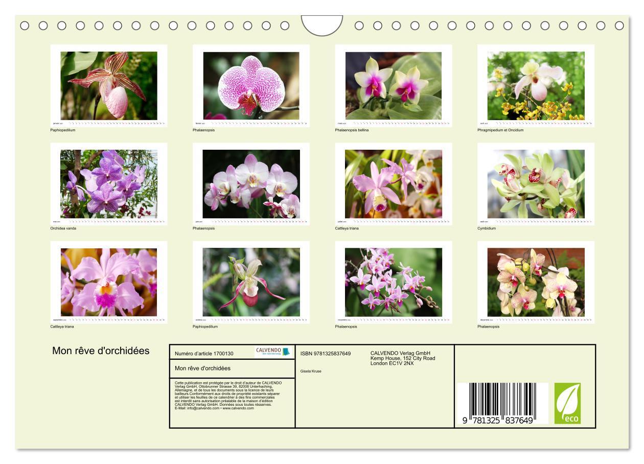 Bild: 9781325837649 | Mon rêve d'orchidées (Calendrier mural 2025 DIN A4 vertical),...