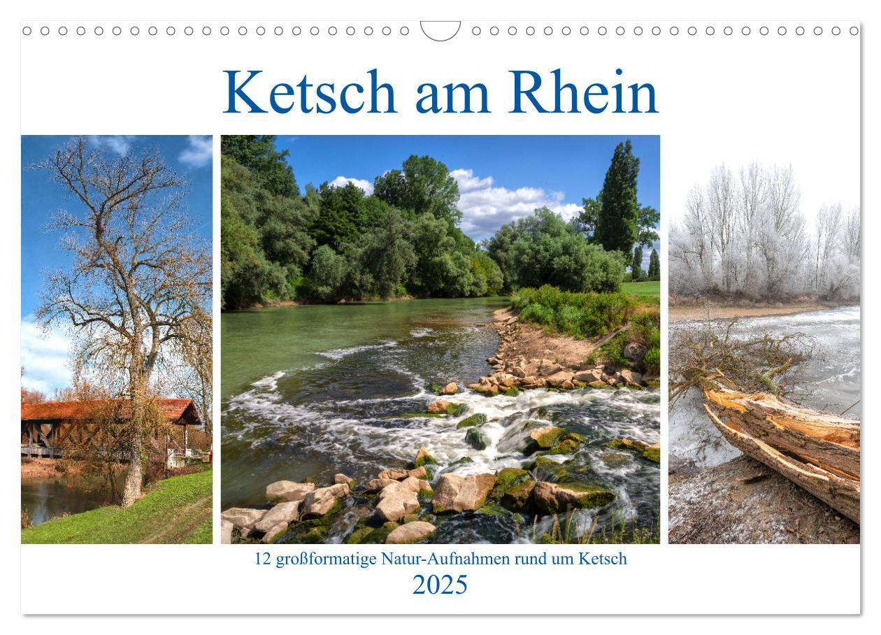 Cover: 9783435279449 | Ketsch am Rhein (Wandkalender 2025 DIN A3 quer), CALVENDO...