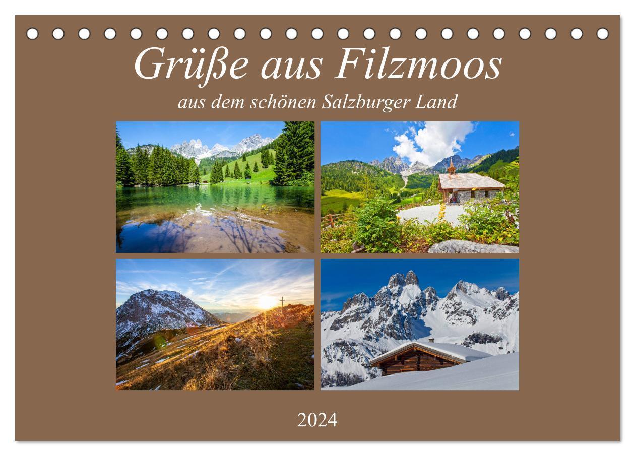 Cover: 9783675560253 | Grüße aus Filzmoos (Tischkalender 2024 DIN A5 quer), CALVENDO...