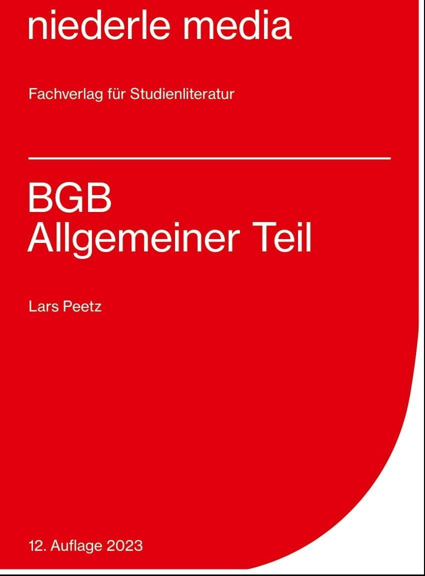 Cover: 9783867240567 | Karteikarten BGB Allgemeiner Teil | Lars Peetz | Taschenbuch | Deutsch
