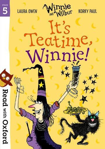 Cover: 9780192765215 | Read with Oxford: Stage 5: Winnie and Wilbur: It's Teatime, Winnie!