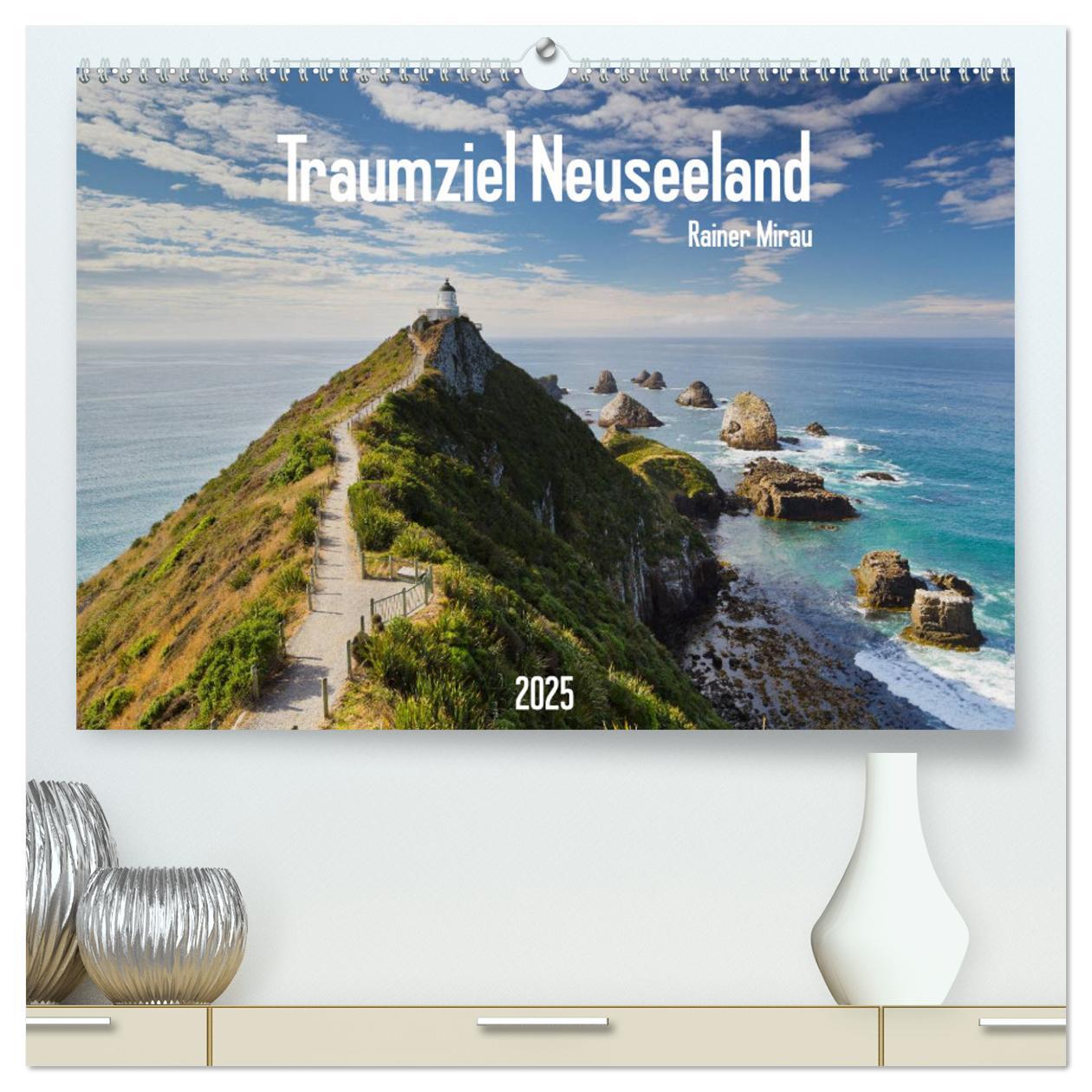 Cover: 9783435554812 | Traumziel Neuseeland 2025 (hochwertiger Premium Wandkalender 2025...