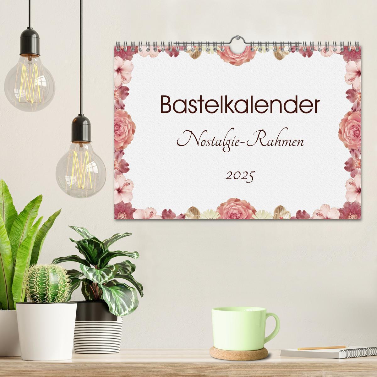 Bild: 9783435600779 | Bastelkalender Nostalgie-Rahmen 2025 (Wandkalender 2025 DIN A4...