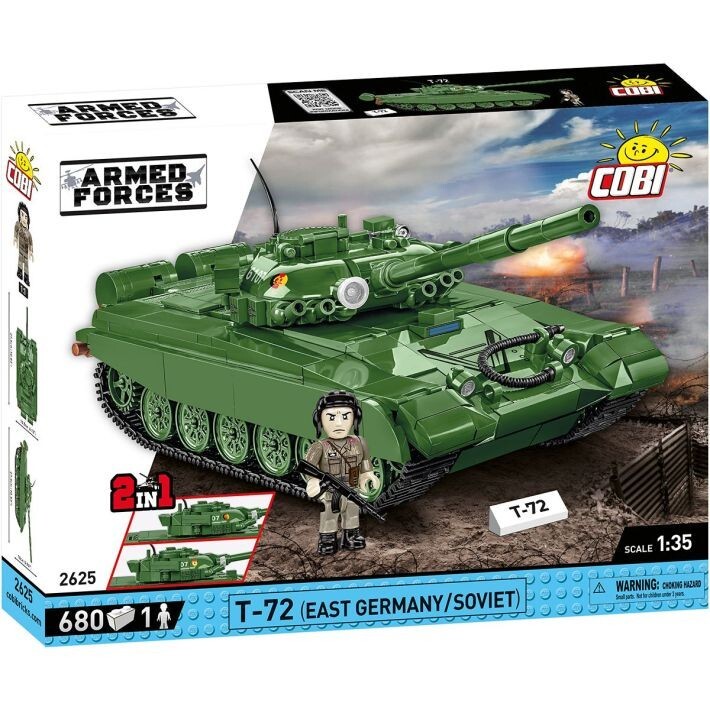 Cover: 5902251026257 | COBI Armed Forces 2625 - T-72 (East Germany/Soviet), Panzer,...