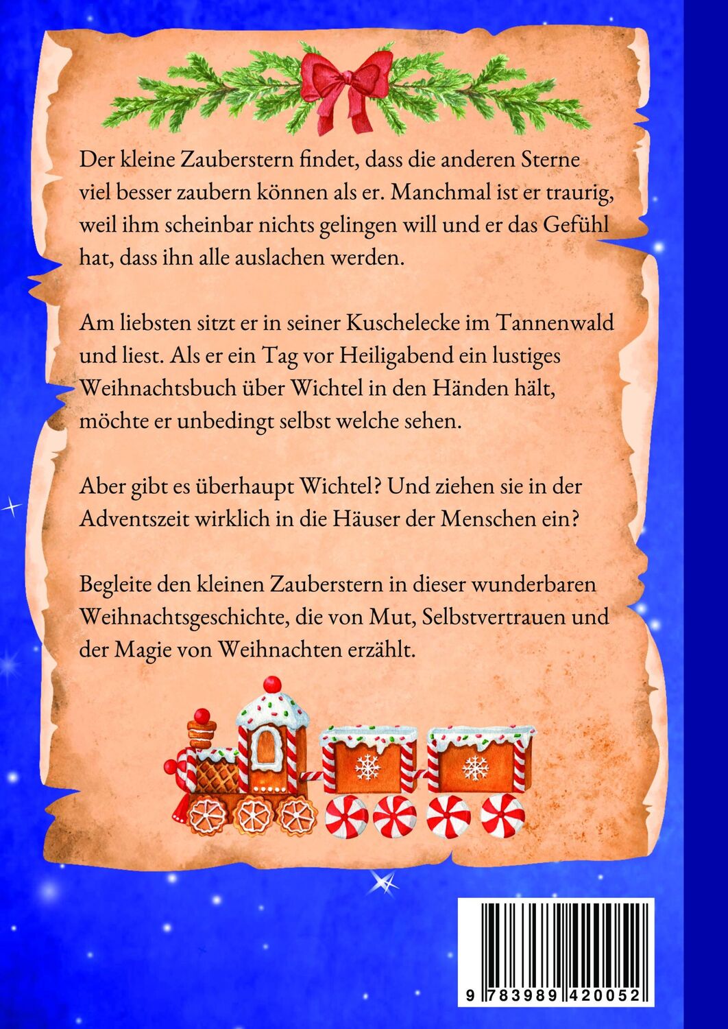 Rückseite: 9783989420052 | Der kleine Zauberstern und die Weihnachtswichtel - Kinderbuch...