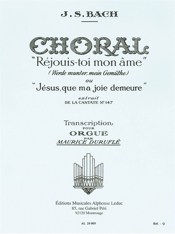 Cover: 9790046280054 | 10. Choral Extrait De La Cantate BWV 147 | Johann Sebastian Bach
