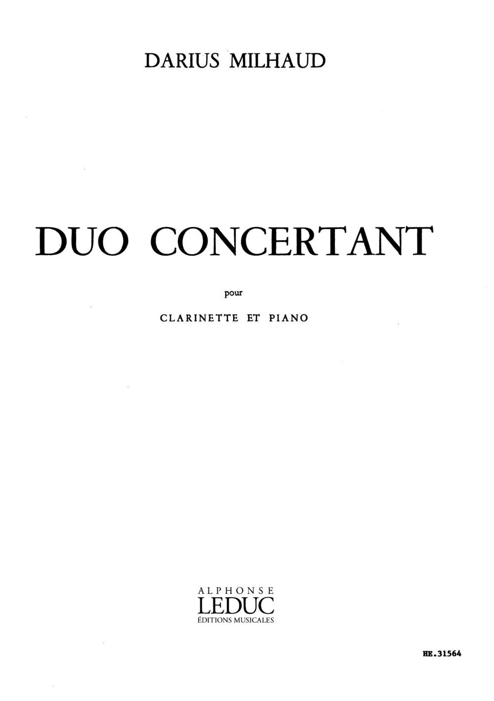 Cover: 9790047315649 | Duo Concertant Op.351 | EAN 9790047315649
