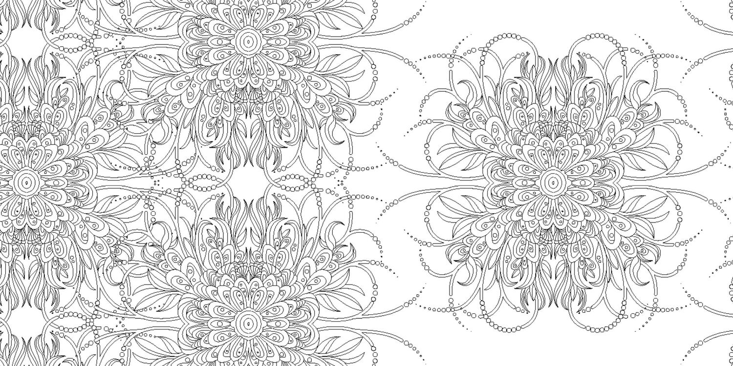 Bild: 9788863126402 | Blumen-Mandalas (Ausmalbuch zur kreativen Stressbewältigung) | White