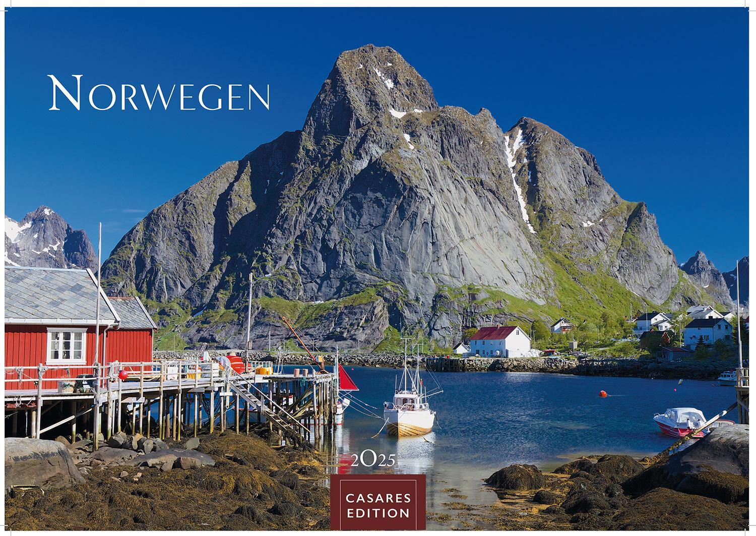 Cover: 9781835241981 | Norwegen 2025 L 35x50cm | Kalender | 14 S. | Deutsch | 2025