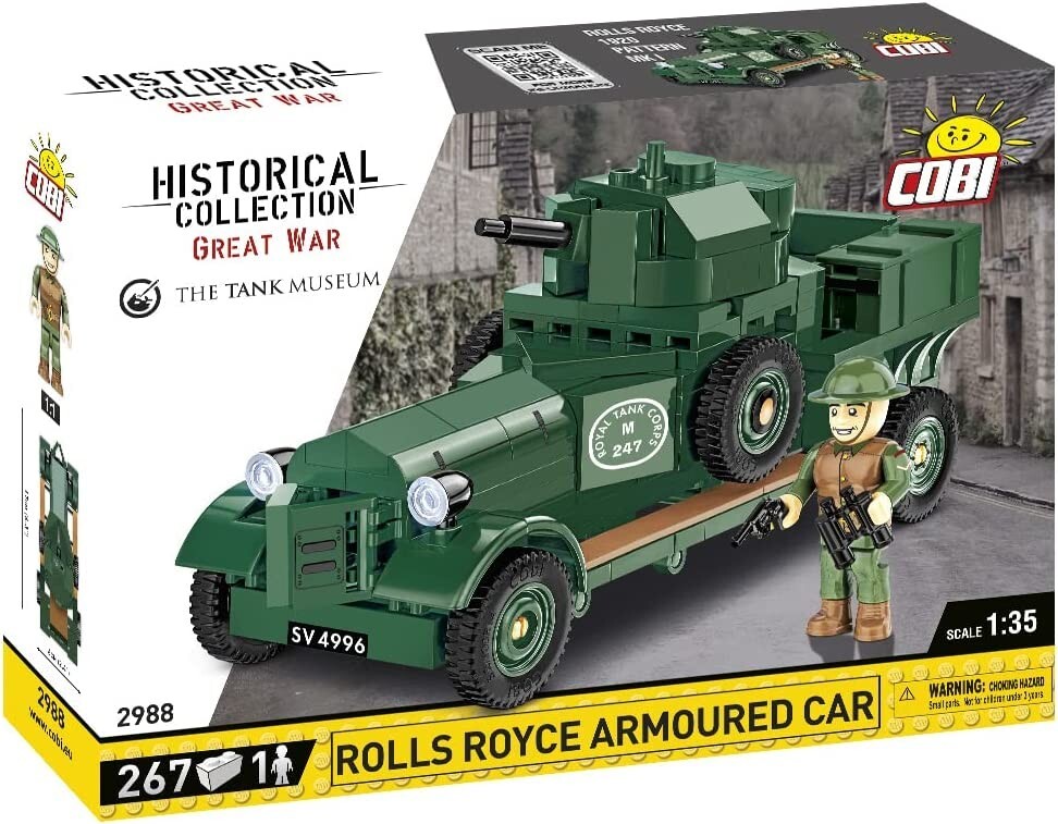 Cover: 5902251029883 | COBI 2988 - Historical Collection, Great War, Rolls Royce Armoured...