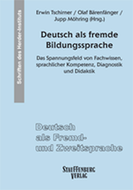 Cover: 9783958090712 | Deutsch als fremde Bildungssprache | Erwin Tschirner (u. a.) | Buch