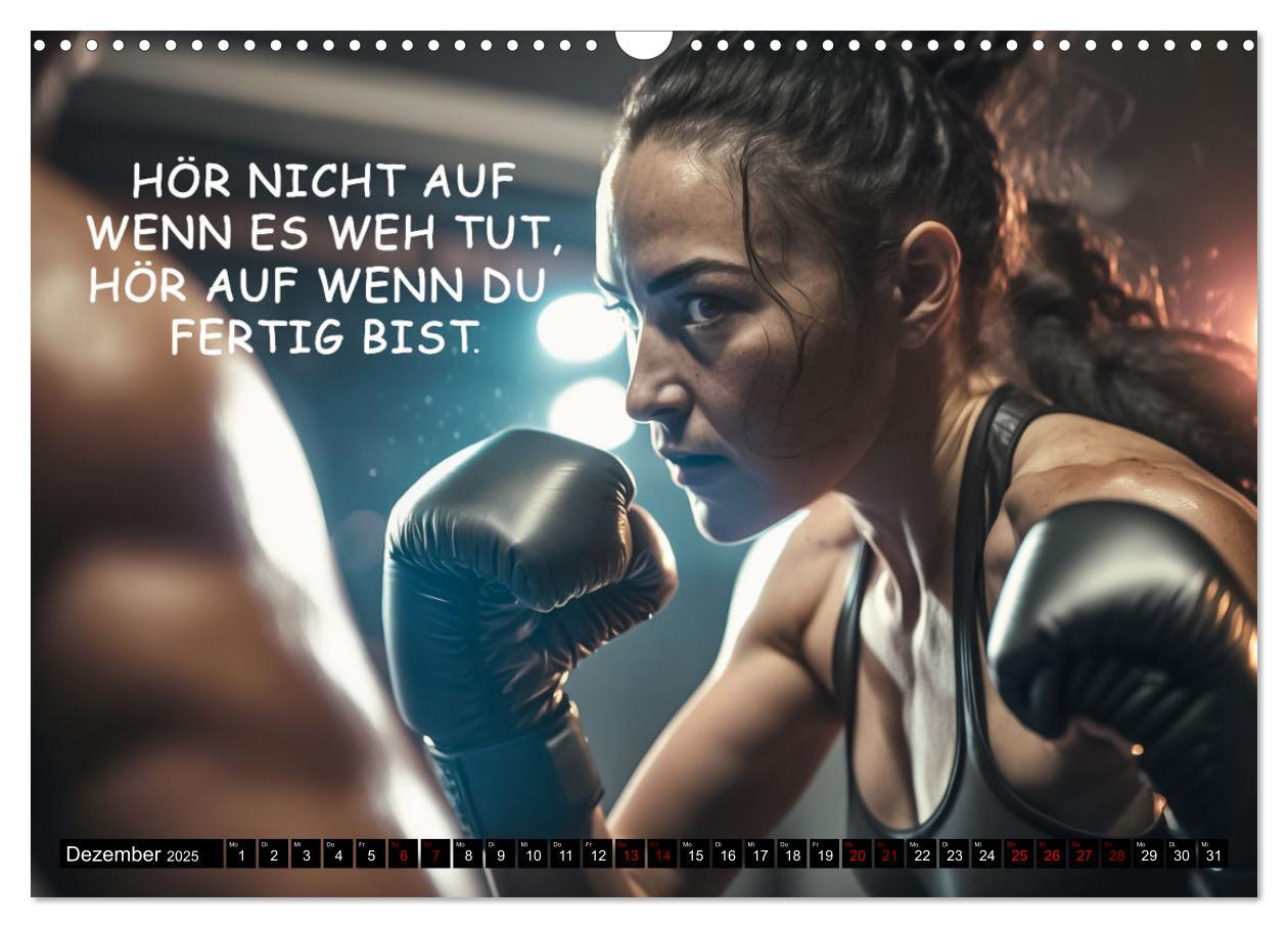 Bild: 9783383909252 | Motivation und Boxen (Wandkalender 2025 DIN A3 quer), CALVENDO...