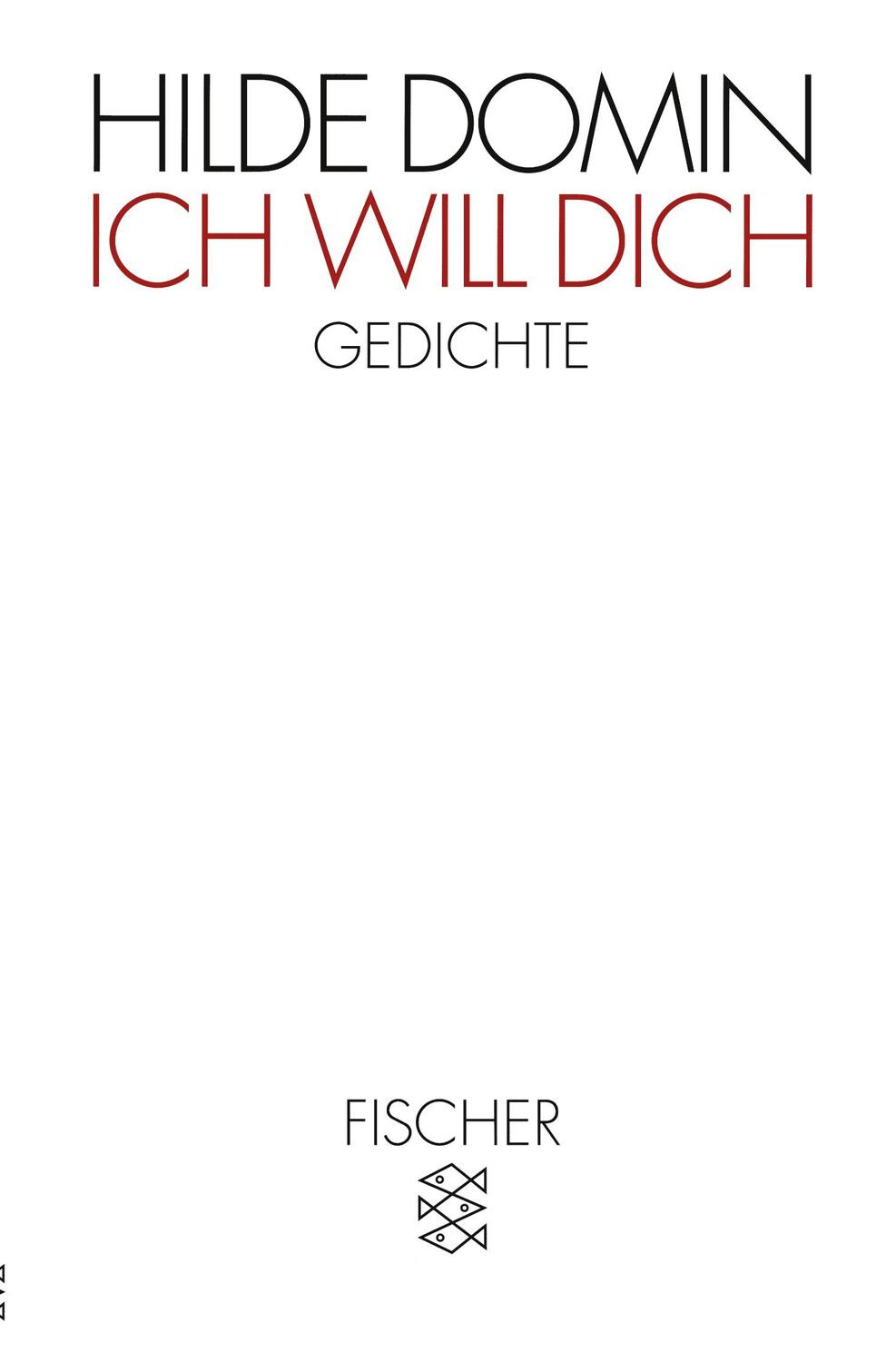 Cover: 9783596122097 | Ich will dich | Gedichte | Hilde Domin | Taschenbuch | Paperback