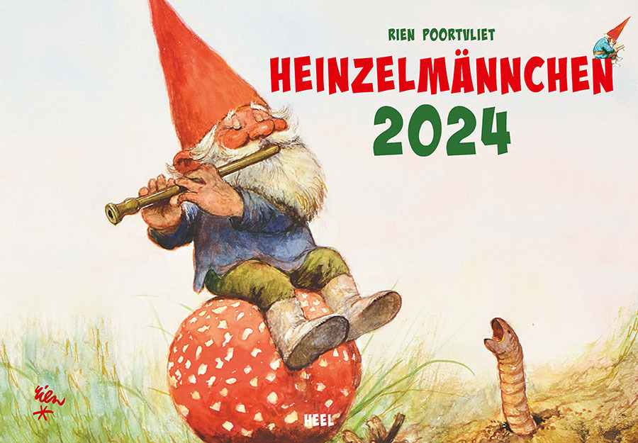 Cover: 9783966646338 | Heinzelmännchen Kalender 2024 | Rien Poortvliet | Kalender | 14 S.