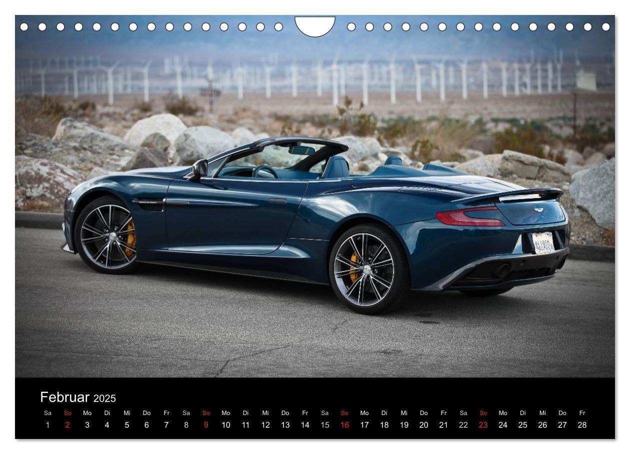 Bild: 9783435762972 | Aston Martin Vanquish Volante (Wandkalender 2025 DIN A4 quer),...