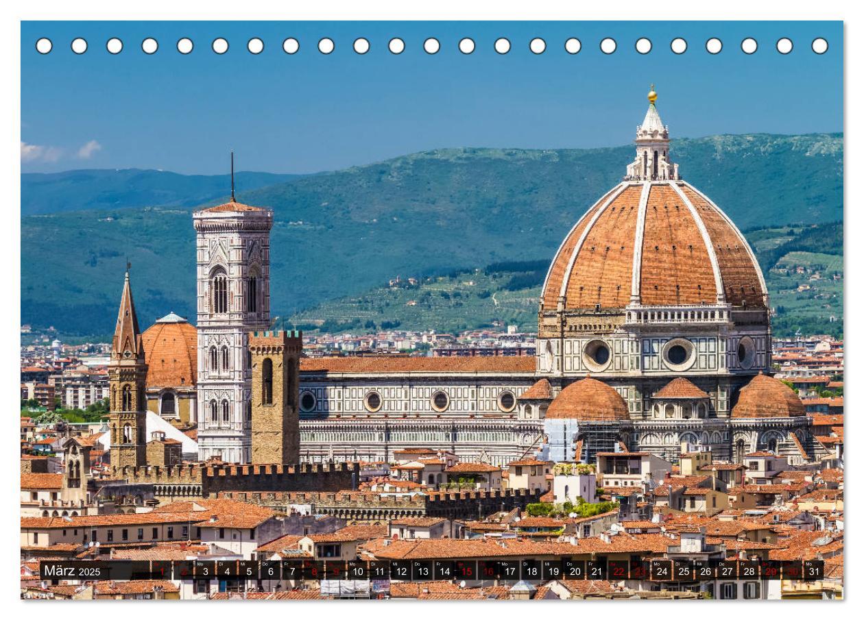 Bild: 9783435455393 | Impressionen aus FLORENZ (Tischkalender 2025 DIN A5 quer), CALVENDO...