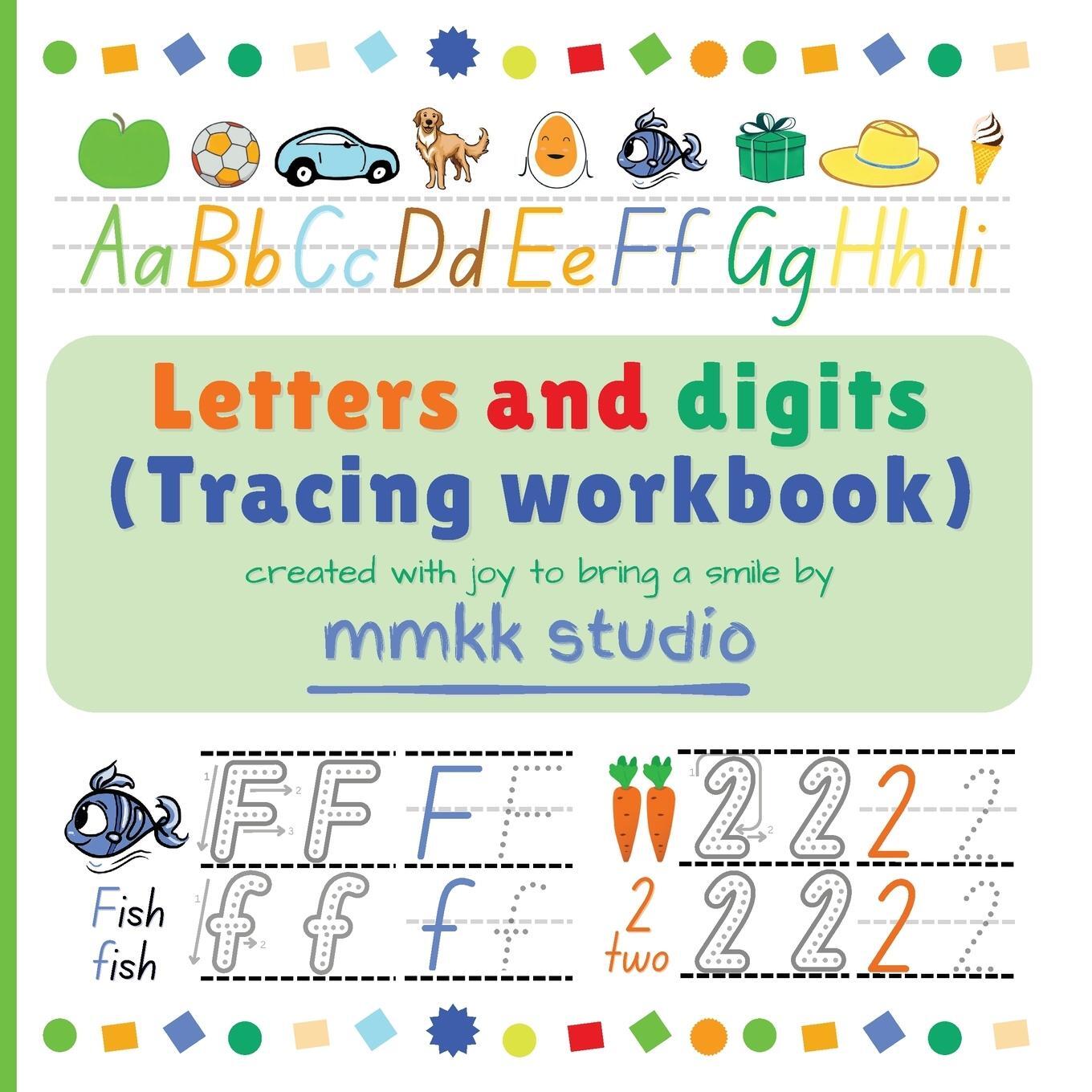 Cover: 9788367926102 | Letters and digits (Tracing workbook) | Mmkk Studio | Taschenbuch