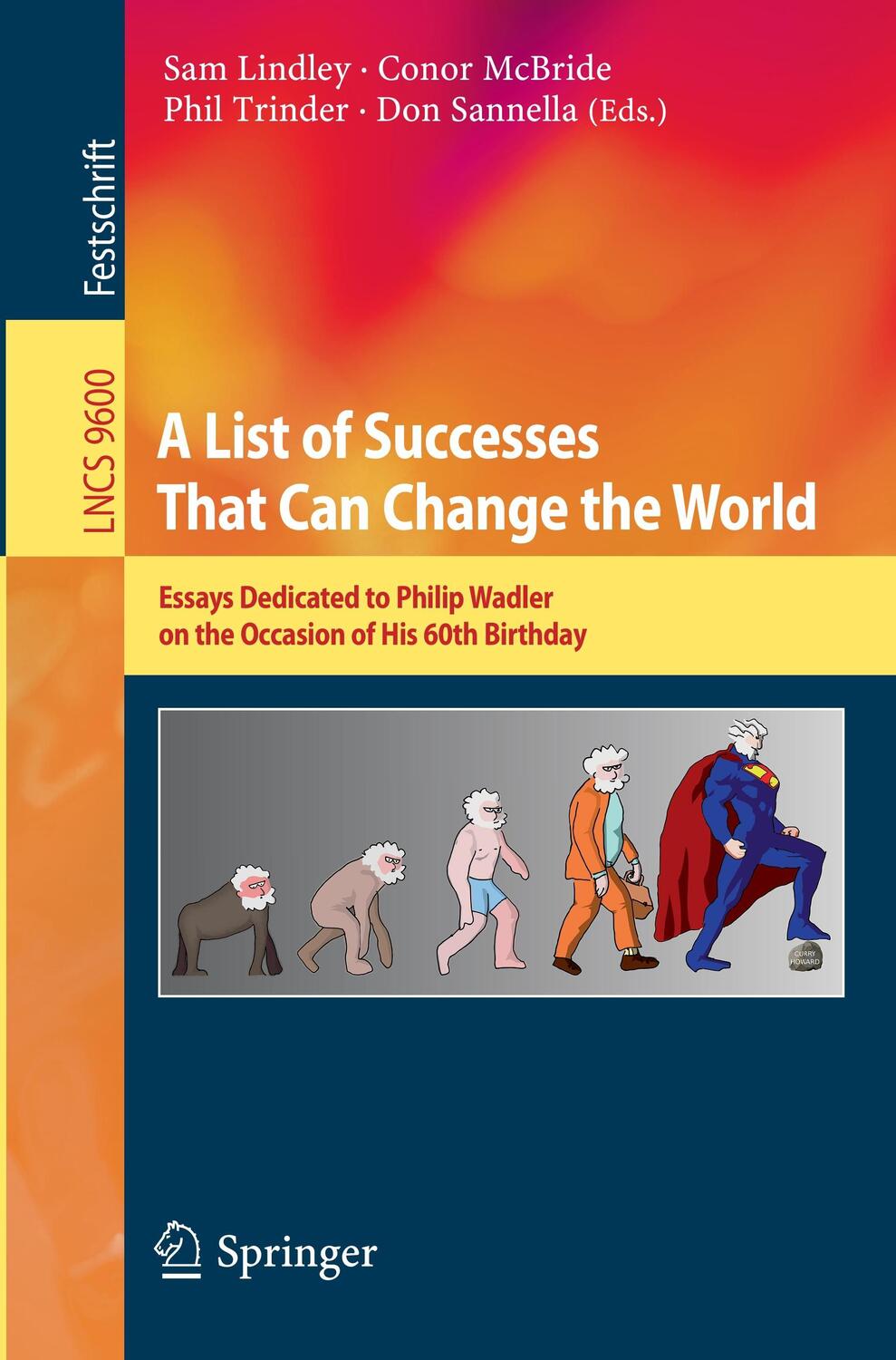 Cover: 9783319309354 | A List of Successes That Can Change the World | Sam Lindley (u. a.)