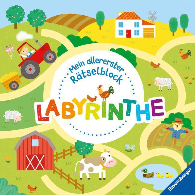 Cover: 9783473489848 | Ravensburger Mein allererster Rätselblock - Labyrinthe -...