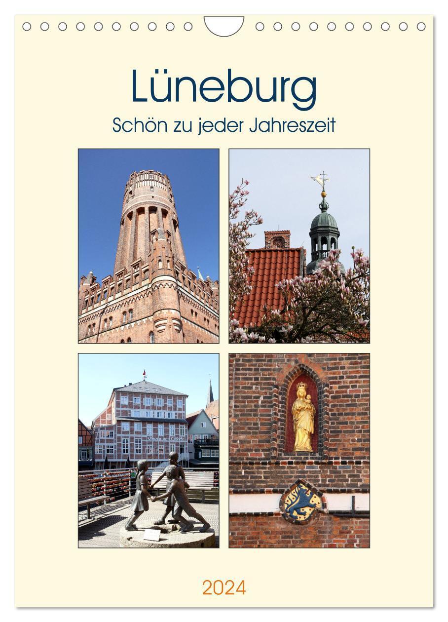 Cover: 9783383413018 | Lüneburg, schön zu jeder Jahreszeit (Wandkalender 2024 DIN A4...