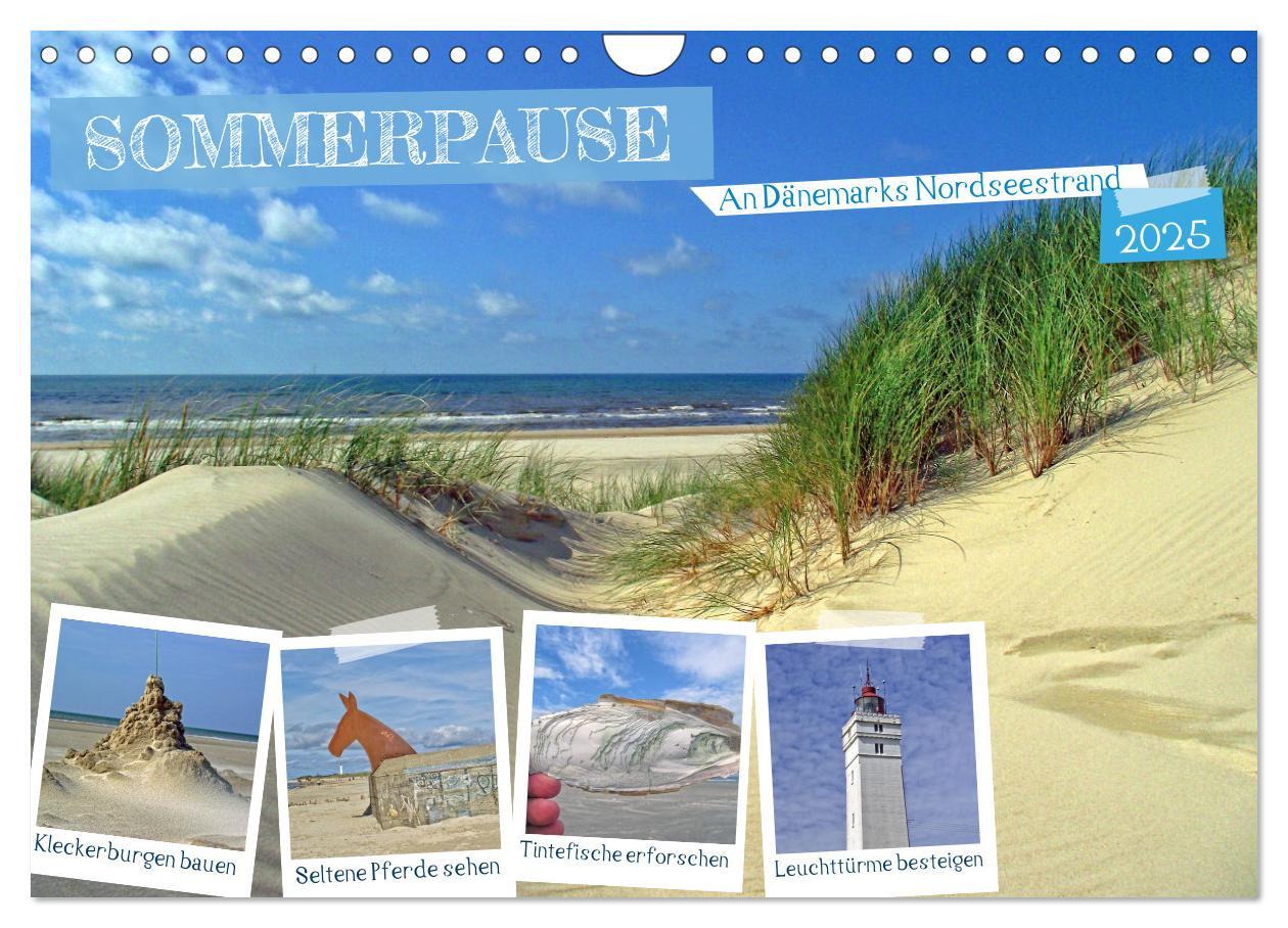 Cover: 9783383971457 | Sommerpause - An Dänemarks Nordseestrand (Wandkalender 2025 DIN A4...