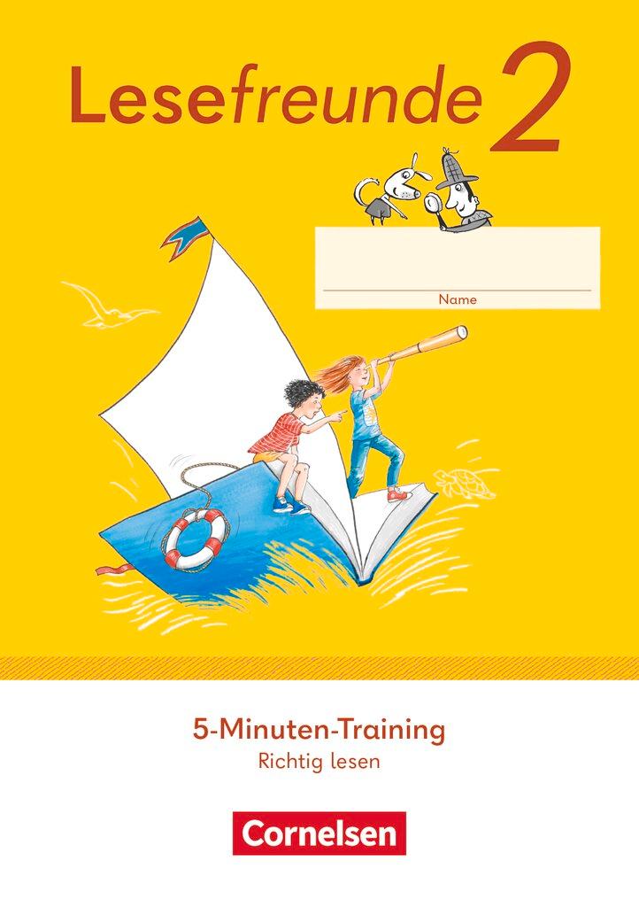 Cover: 9783464802779 | Lesefreunde 2. Schuljahr. 5-Minuten-Training - Arbeitsheft Richtig...