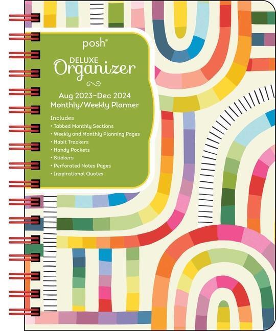Cover: 9781524879174 | Posh: Deluxe Organizer 17-Month 2023-2024 Monthly/Weekly Hardcover...