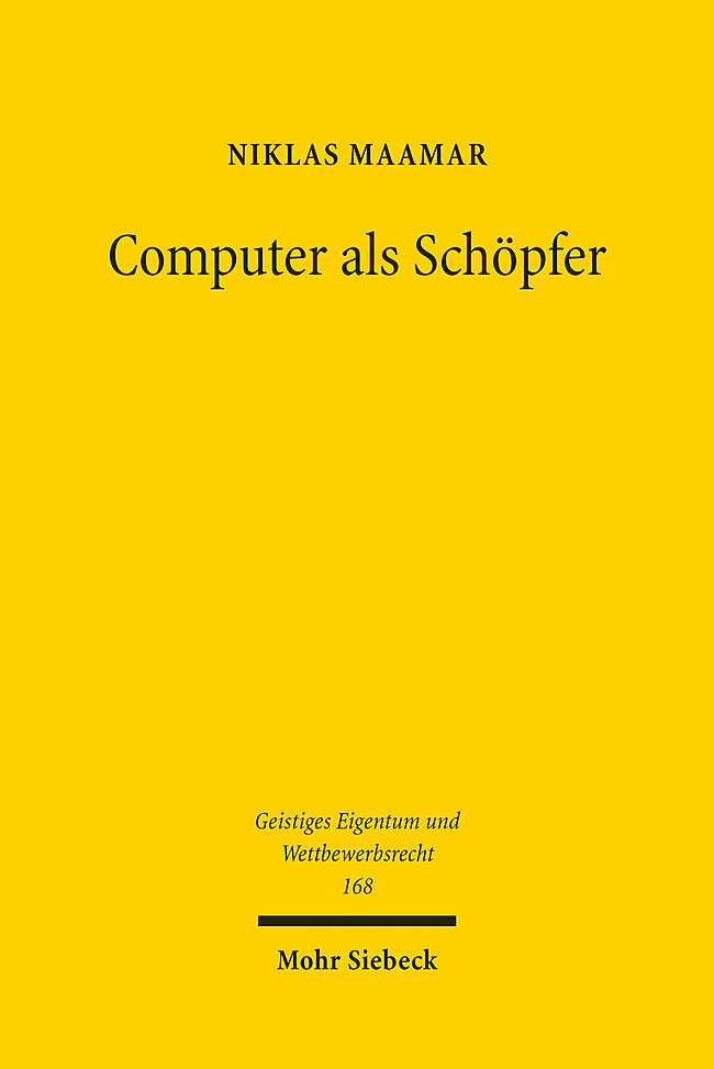 Cover: 9783161608728 | Computer als Schöpfer | Niklas Maamar | Taschenbuch | XVI | Deutsch