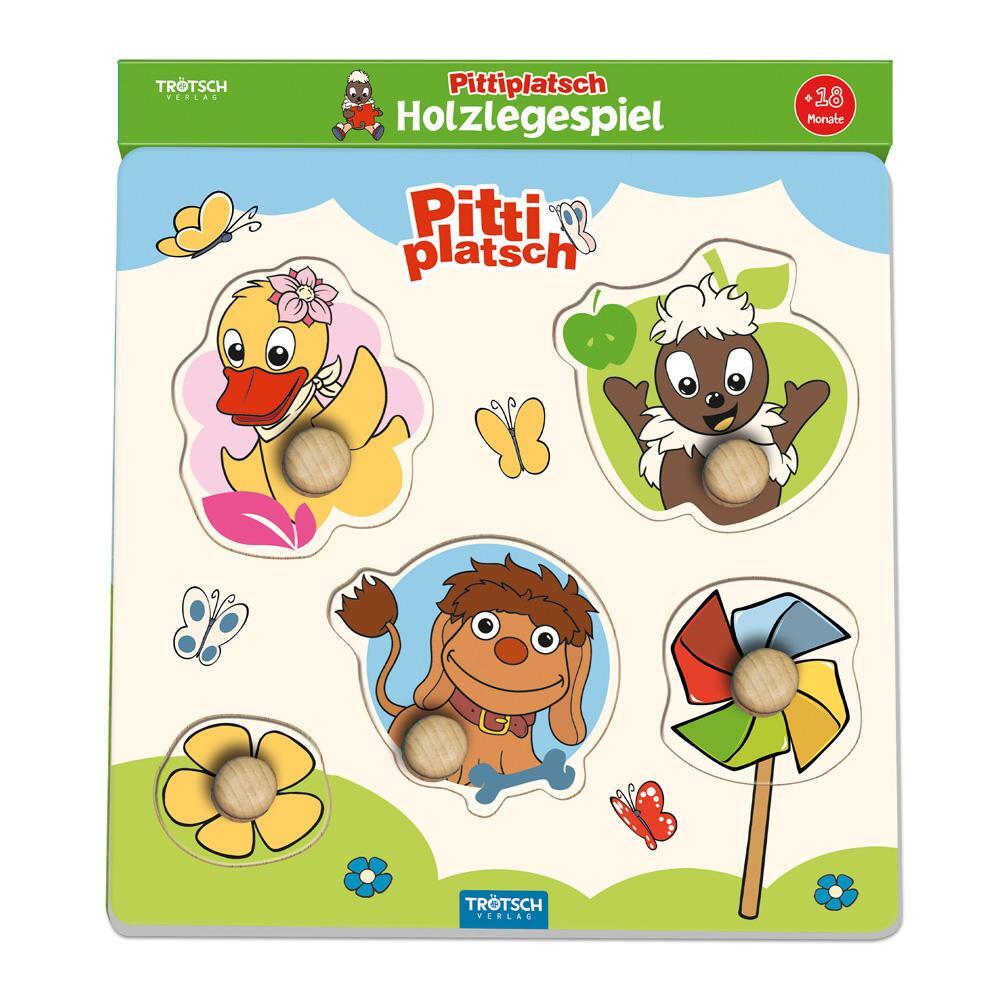 Cover: 4251901506061 | Trötsch Pittiplatsch Holzlegespiel | Holzspiel Puzzle | Trötsch Verlag