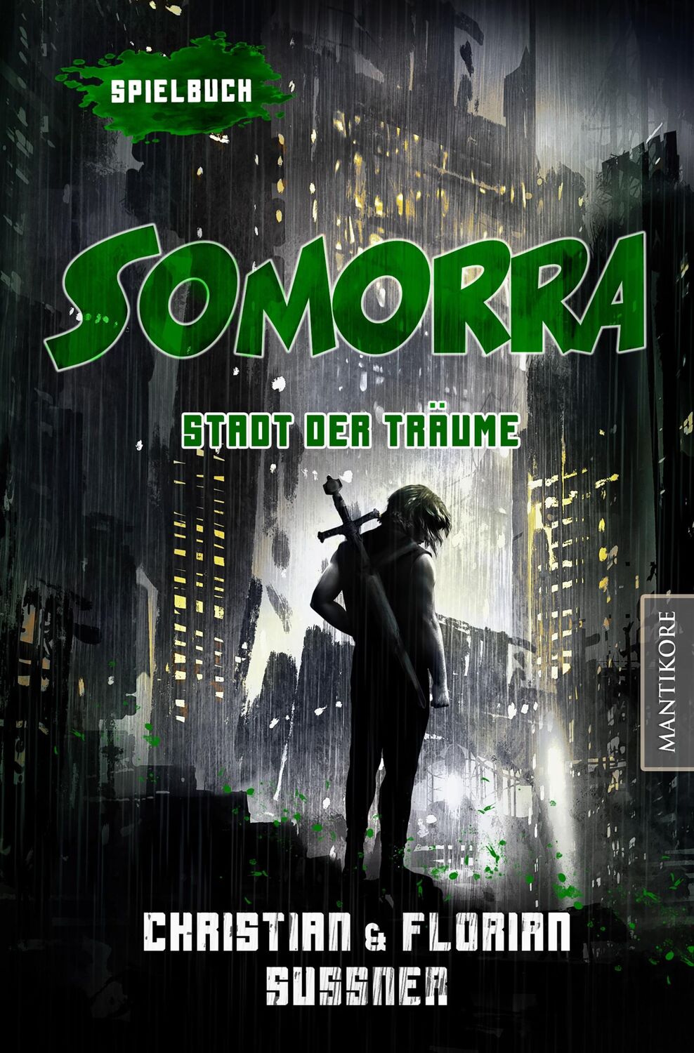 Cover: 9783961881406 | Somorra - Stadt der Träume | Ein Fantasy-Spielbuch | Sußner (u. a.)