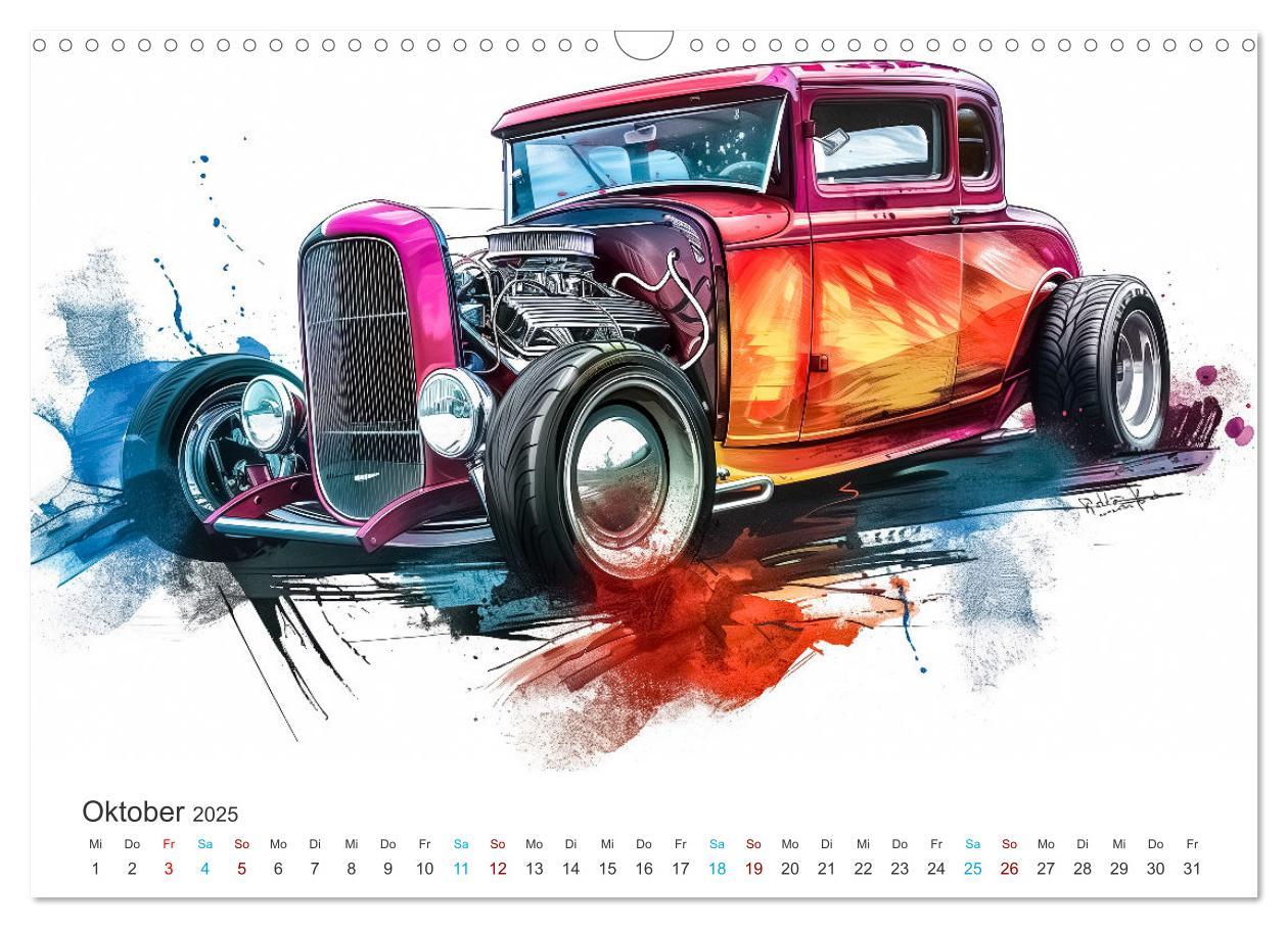 Bild: 9783383806995 | Hot Road - Oldtimer durch eine KI im neuen Gewand (Wandkalender...