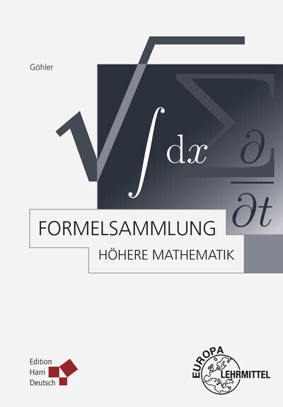 Cover: 9783808555224 | Formelsammlung Höhere Mathematik | Wilhelm Göhler | Taschenbuch | 2011