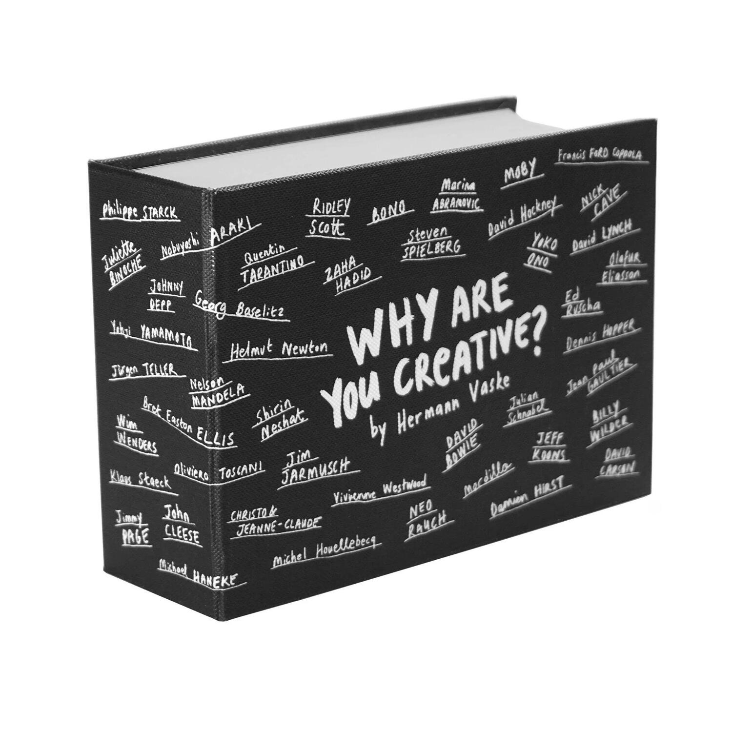 Cover: 9783949070068 | Why Are You Creative? | 100 Great Answers | Hermann Vaske | Buch