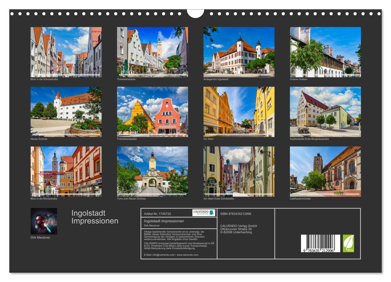 Bild: 9783435212996 | Ingolstadt Impressionen (Wandkalender 2025 DIN A3 quer), CALVENDO...