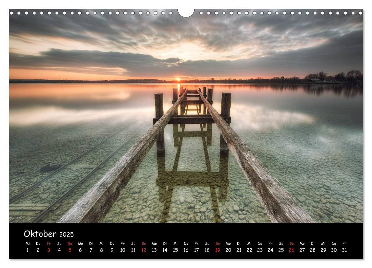 Bild: 9783435578313 | silent minutes - Lichtstimmungen im 5-Seen-Land (Wandkalender 2025...