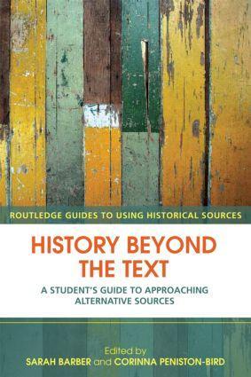 Cover: 9780415429627 | History Beyond the Text | Sarah Barber (u. a.) | Taschenbuch | 2008