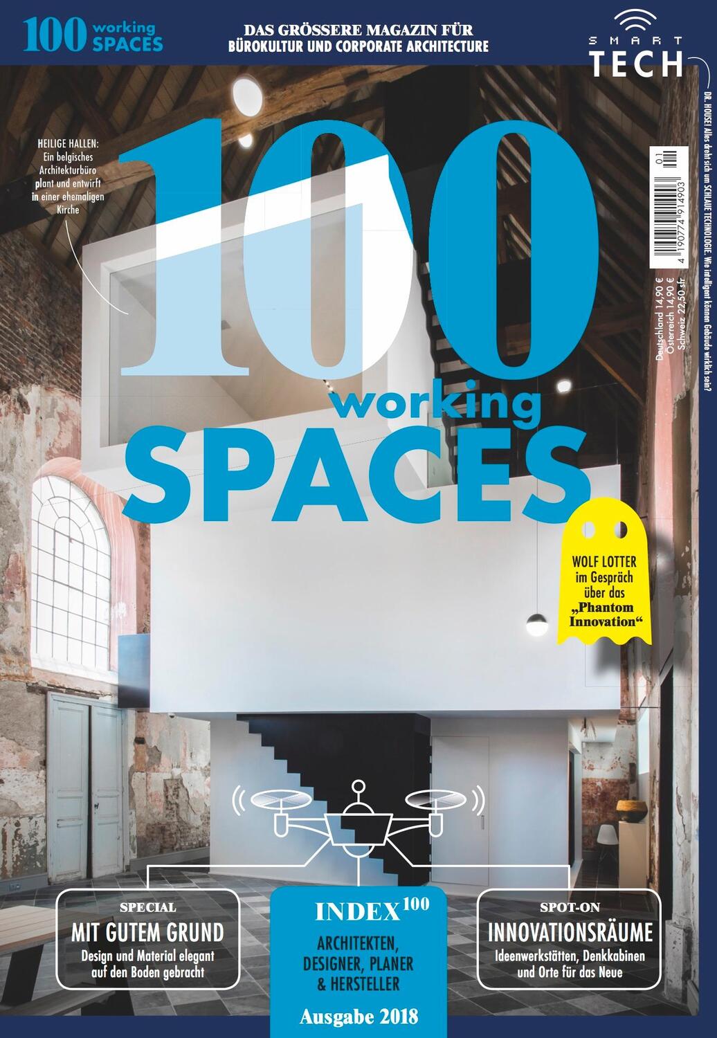 Cover: 9783903269330 | 100 working SPACES | Ausgabe 2018/2019 | Erik Czejka (u. a.) | Buch