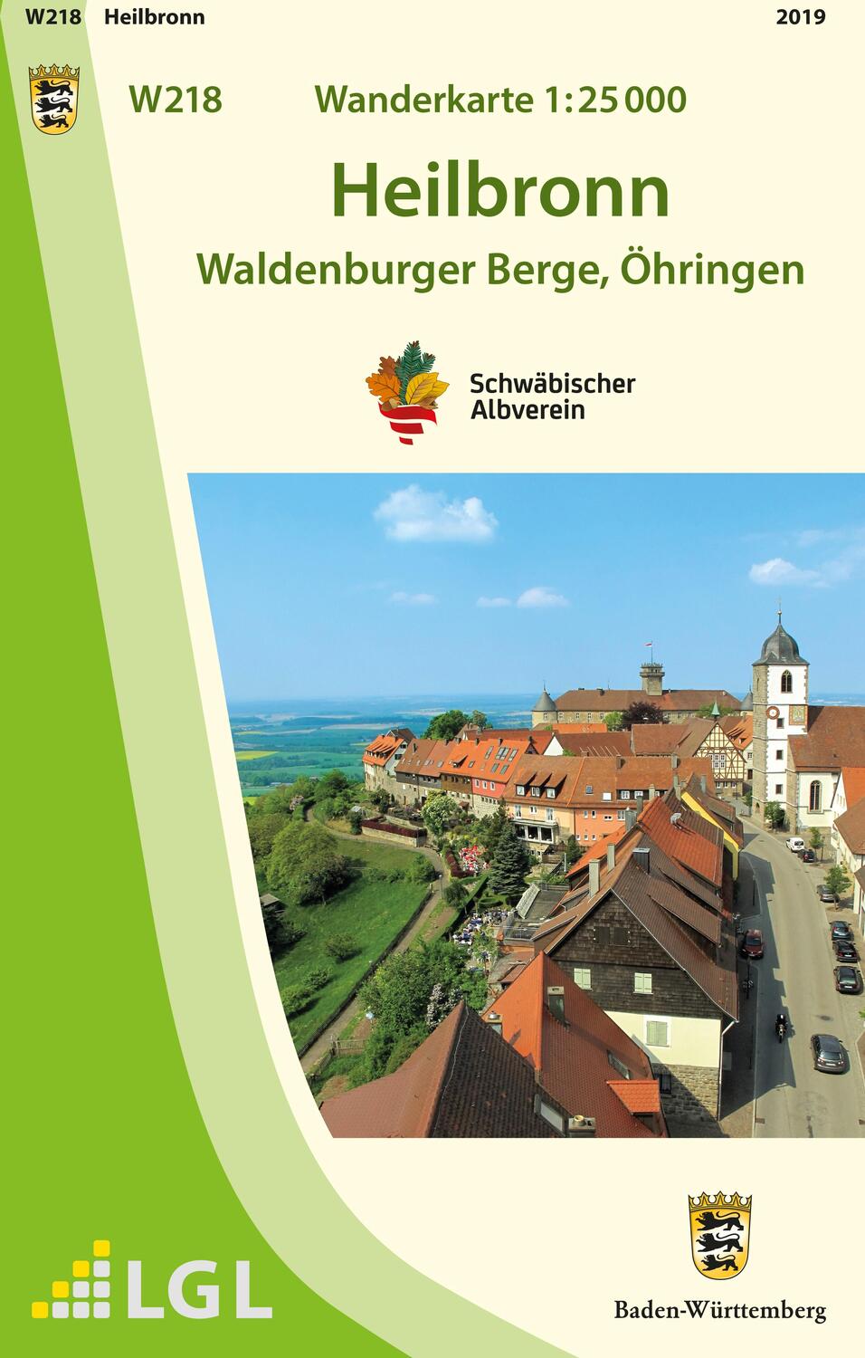 Cover: 9783863984441 | Heilbronn 1:25 000 | Waldenburger Berge, Öhringen | (Land-)Karte