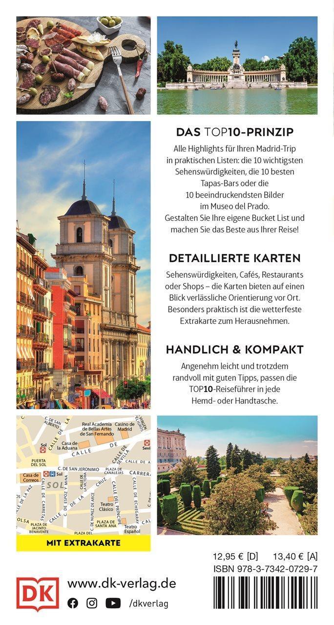 Rückseite: 9783734207297 | TOP10 Reiseführer Madrid | Taschenbuch | Top 10-Reiseführer | 160 S.