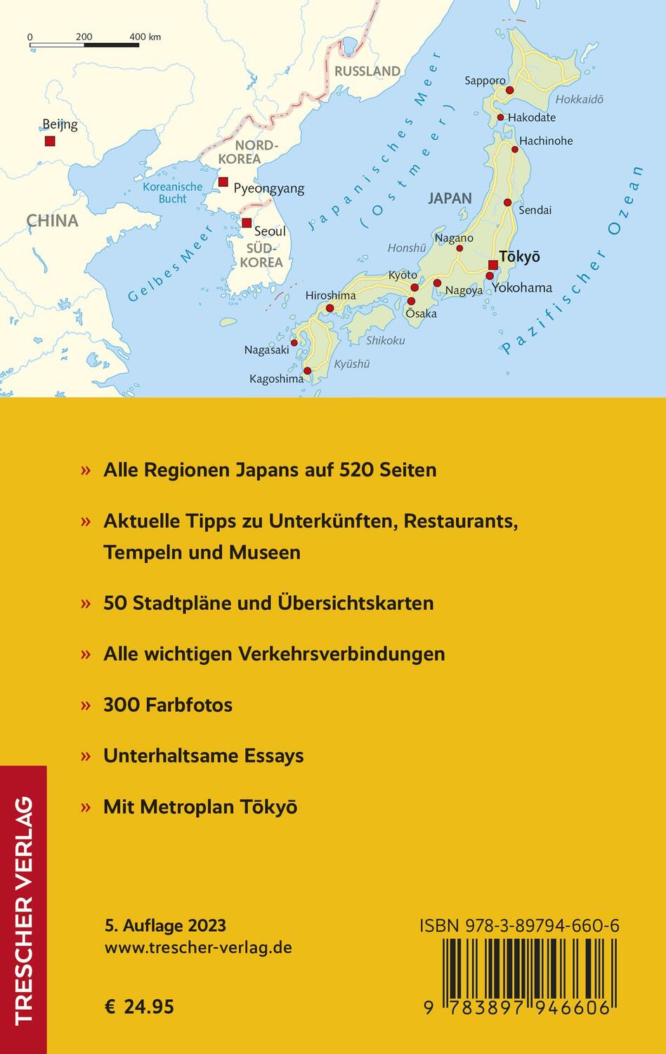 Rückseite: 9783897946606 | TRESCHER Reiseführer Japan | Natascha Thoma (u. a.) | Taschenbuch