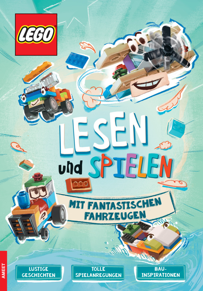 Bild: 9783960803546 | LEGO Lies und Spiel, Fahrzeuge, m. 50 Bausteinen | Taschenbuch | 36 S.