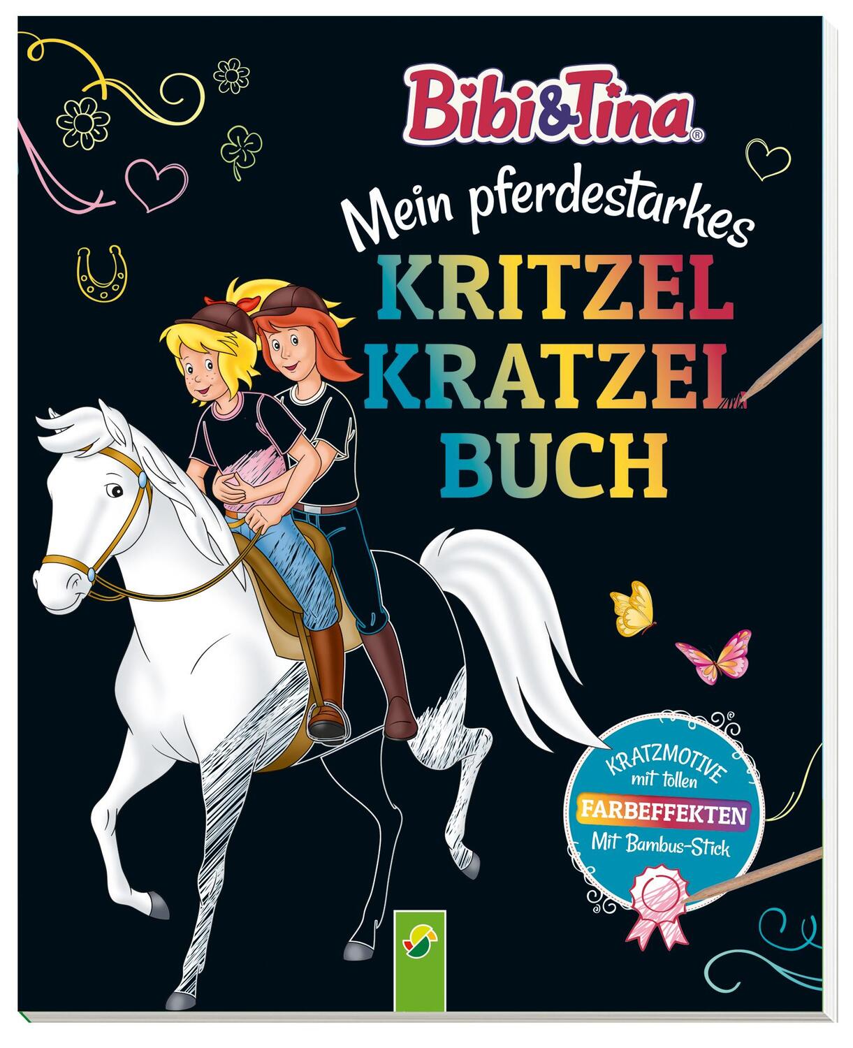 Cover: 9783849923013 | Bibi &amp; Tina - Mein pferdestarkes Kritzel-Kratzel-Buch | Taschenbuch