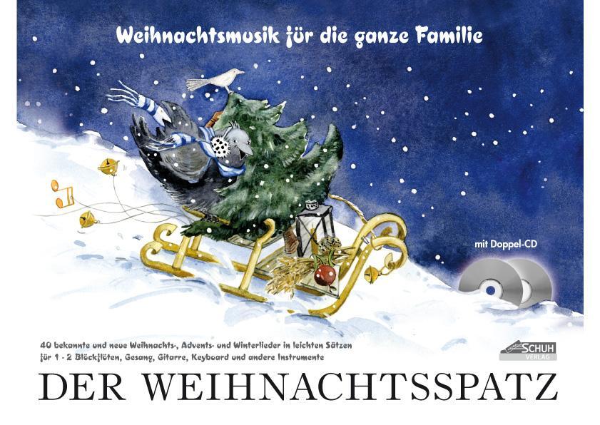 Cover: 9783931862671 | Der Weihnachtsspatz | Karin Schuh (u. a.) | Broschüre | 2x Audio-CD