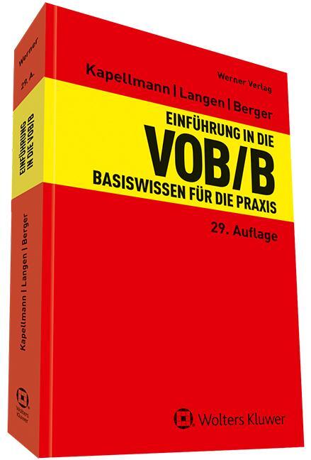 Cover: 9783804153950 | Einführung in die VOB / B | Basiswissen für die Praxis | Buch | XXIII