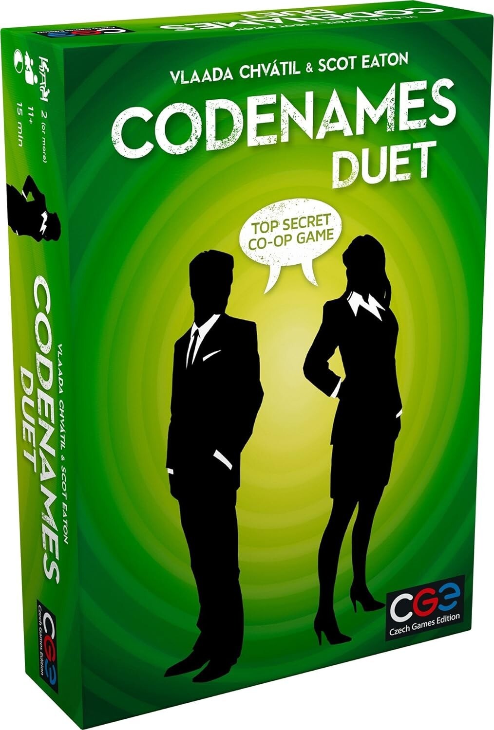 Cover: 8594156310400 | Codenames: Duet | Codenames | Brettspiel | CGE00040 | englisch | 2024