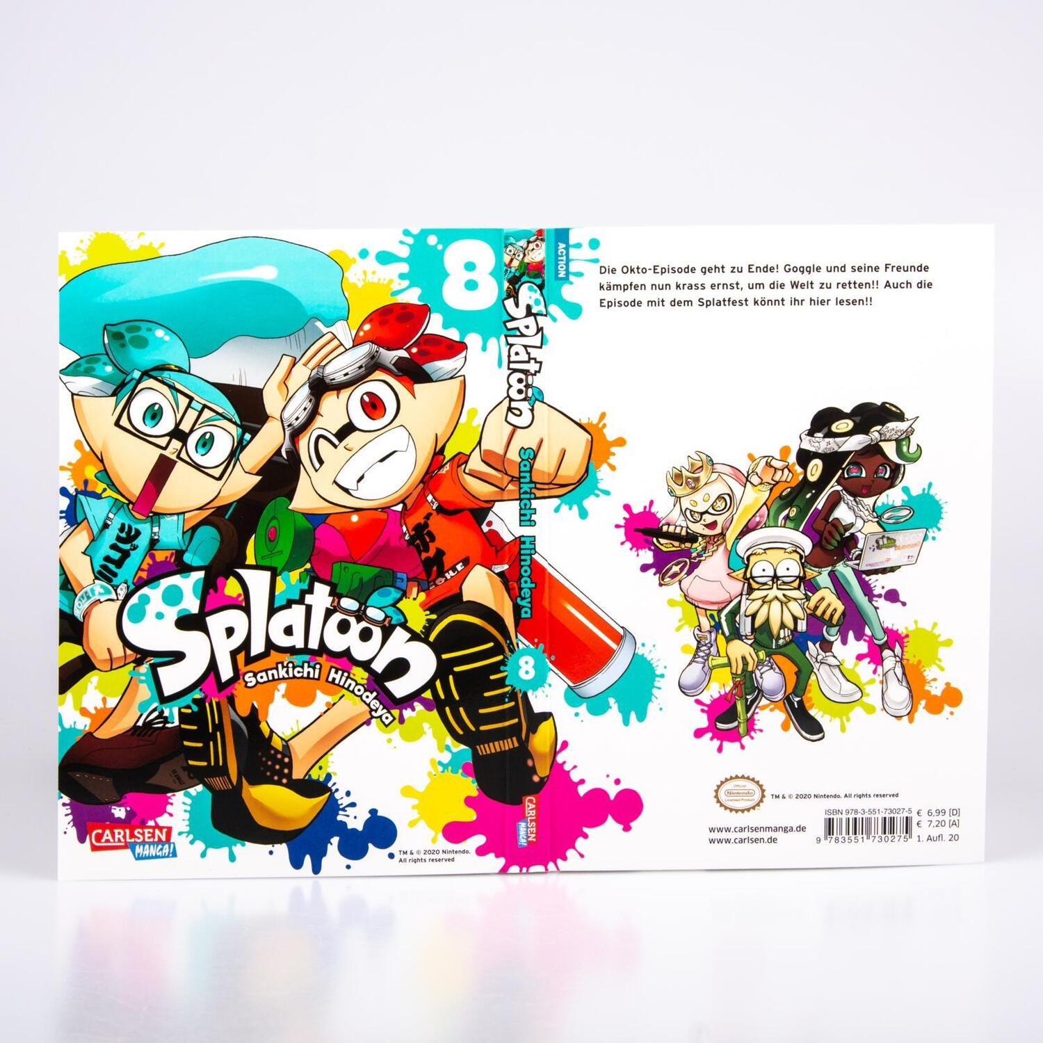 Bild: 9783551730275 | Splatoon 8 | Das Nintendo-Game als Manga! Ideal für Kinder und Gamer!