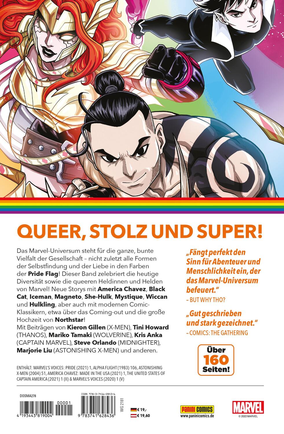 Rückseite: 9783741628436 | Marvel Pride | Vita Ayala (u. a.) | Taschenbuch | Deutsch | 2022