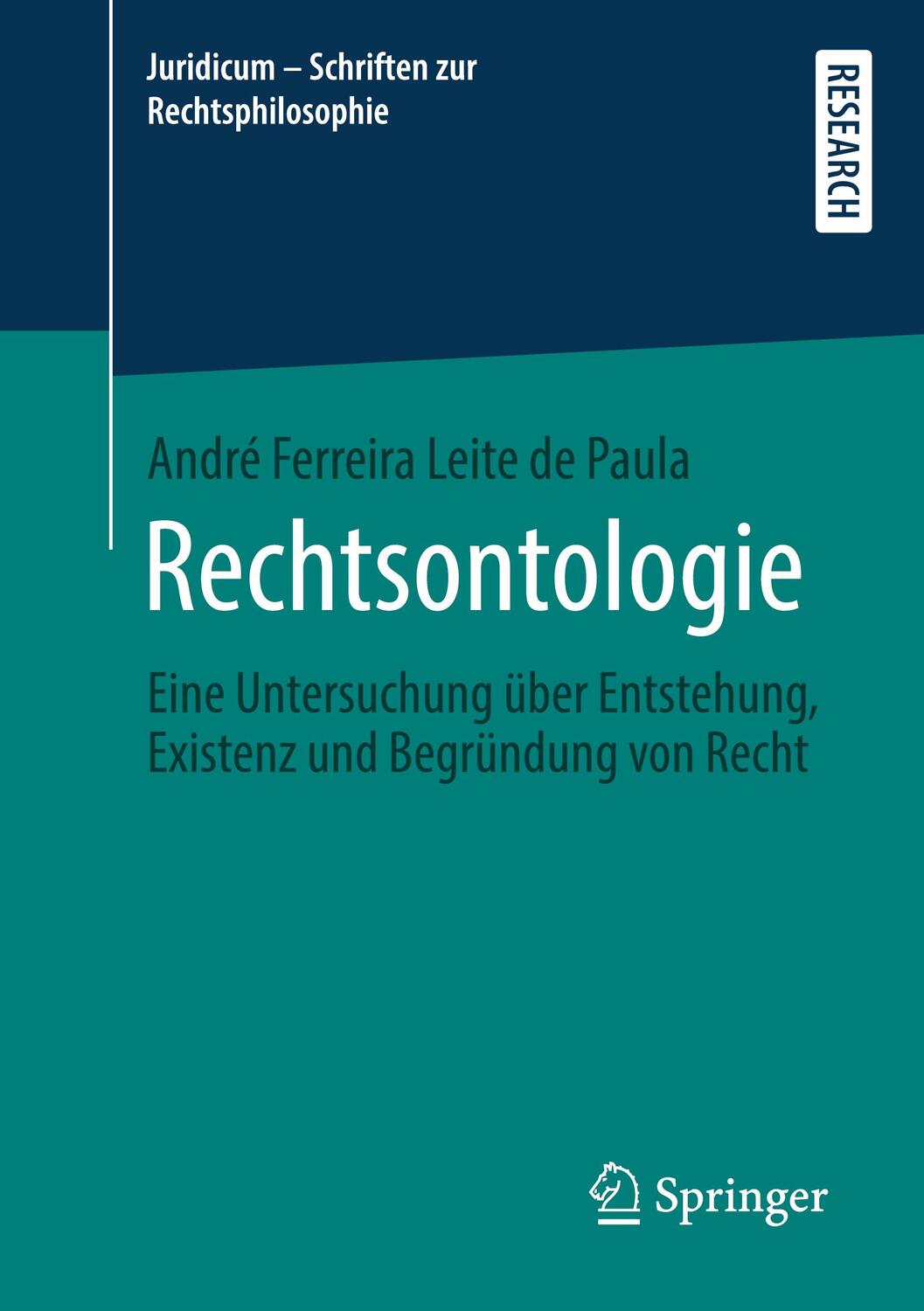 Cover: 9783658308667 | Rechtsontologie | André Ferreira Leite de Paula | Taschenbuch | 2020