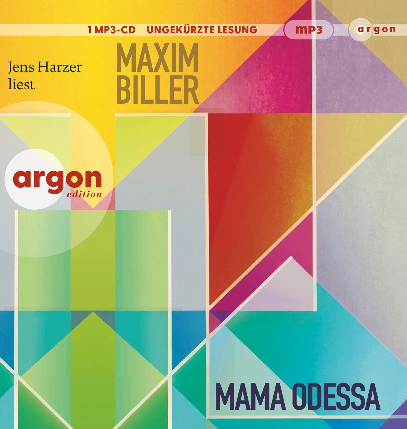 Cover: 9783839820964 | Mama Odessa | Roman | Maxim Biller | MP3 | 86 Tracks | Deutsch | 2023