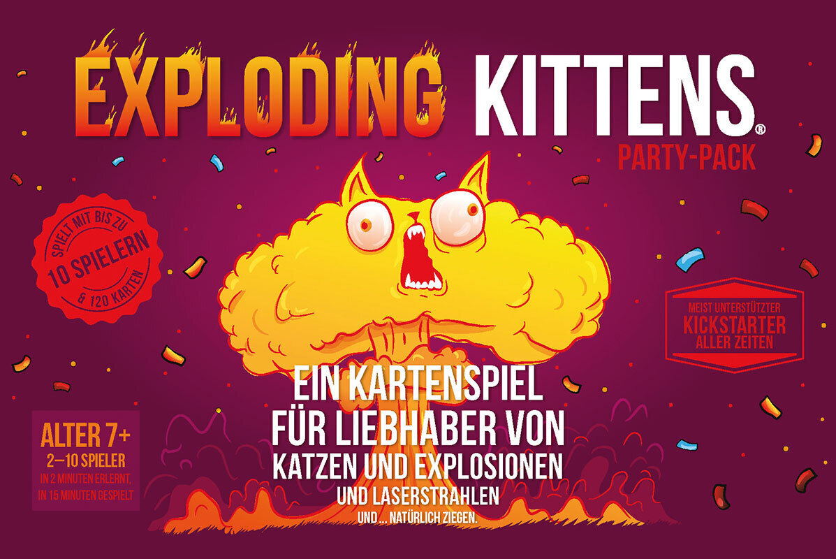Cover: 3558380079811 | Exploding Kittens Party-Pack (Spiel) | Matthew Inman (u. a.) | Spiel